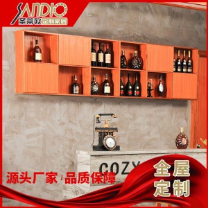 整體酒柜設(shè)計(jì)定制 家裝餐廳柜