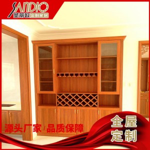 整體酒柜設(shè)計(jì)定制 家裝餐廳柜