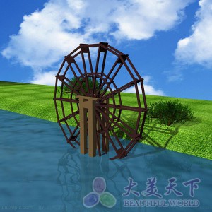 景觀水車廠家 濰坊景觀水車廠家直銷