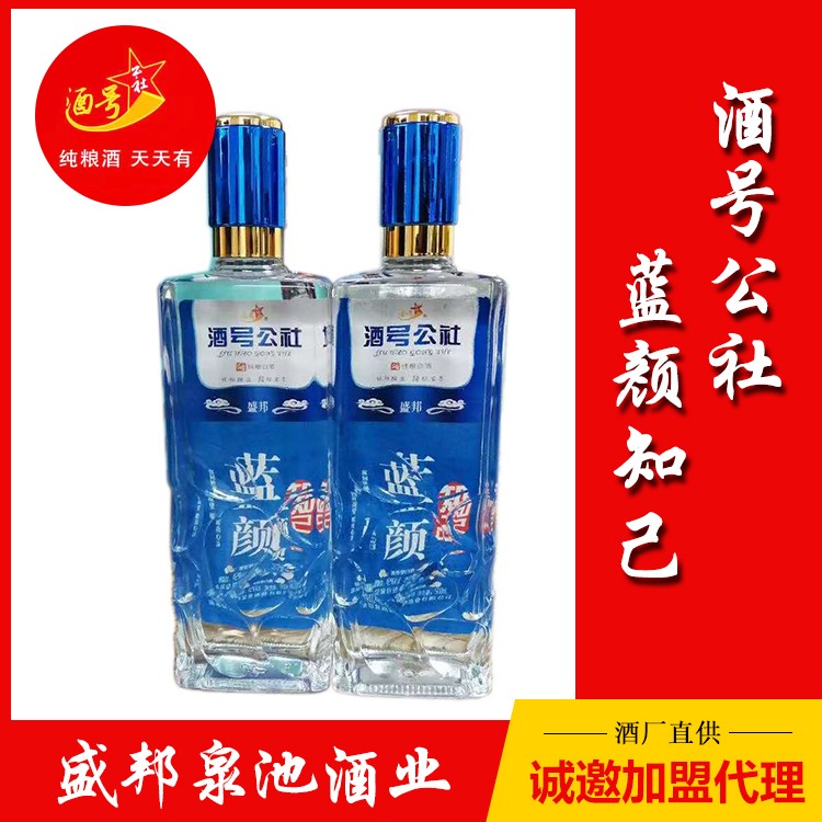 酒號公社藍(lán)顏知己 白酒代理招商 盛邦泉池酒業(yè) 代理價格面議