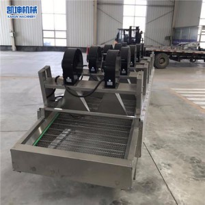 食品翻轉(zhuǎn)式風(fēng)干機(jī) 蔬菜風(fēng)干流水線 包裝袋除水流水線