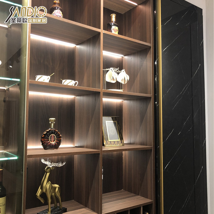 遙控移門電視柜 LED定制屏幕影視柜