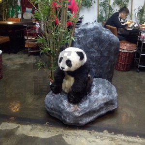 影視道具用標本 仿真熊貓模型加工定制
