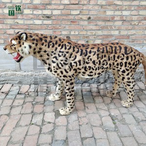 仿真動物模型 影視道具仿真金錢豹 仿真動物