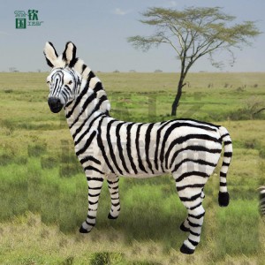 加工定制仿真斑馬模型 仿真動物擺件 影視道具
