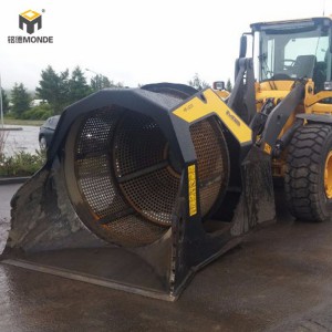 銘德滾筒篩分斗 挖機篩分斗 篩沙斗現貨供應