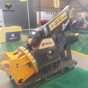 銘德挖掘機液壓剪 360度旋轉挖掘機鷹嘴剪 破碎力度強