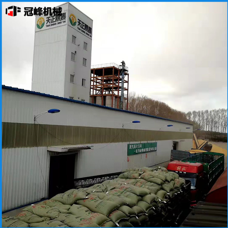 大型蒸汽玉米生產線 日產200噸 畜牧養殖用飼料壓片設備 免費安裝指導