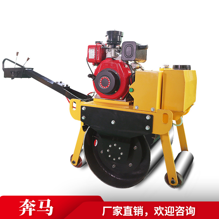 濟寧小型壓路機生產廠家供應 柴油小型壓路機銷售價格 奔馬