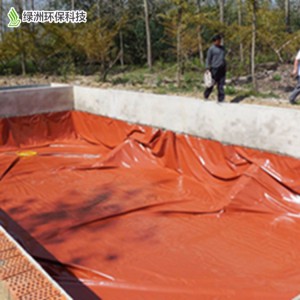 軟體沼氣池  紅泥軟體沼氣發酵池加工定制