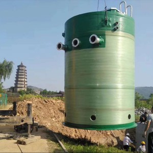 一體化玻璃鋼泵站廠家 盛寶供應一體化玻璃鋼泵站