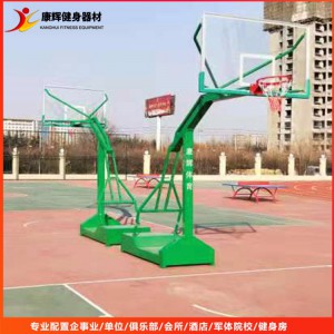 廠家定做 戶外液壓凹箱籃球架 平箱籃球架 可移動調節