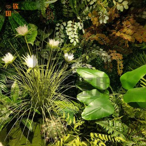 大型室內商場仿真植物墻 仿真綠植景觀 國欽