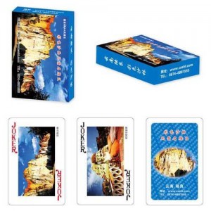 旅游觀光類撲克供應 印刷風景名勝類撲克宣傳 萬豐撲克