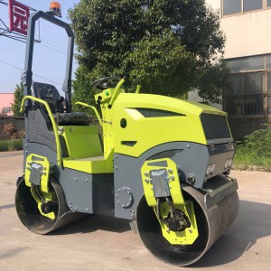 真正廠家1.5噸壓路機 小型雙鋼輪壓路機 震動壓路機路面施工