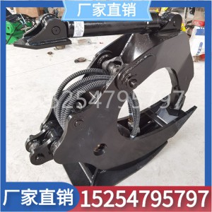 挖機斷根拔樹機 樹根挖拔器夾子 鋼材加厚耐用小型勾機屬具起樹根抓具 拔樹機