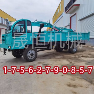 四不像隨車輪式吊車帶 自卸運沙土直臂吊起重機 柴油四驅(qū)農(nóng)用隨車吊